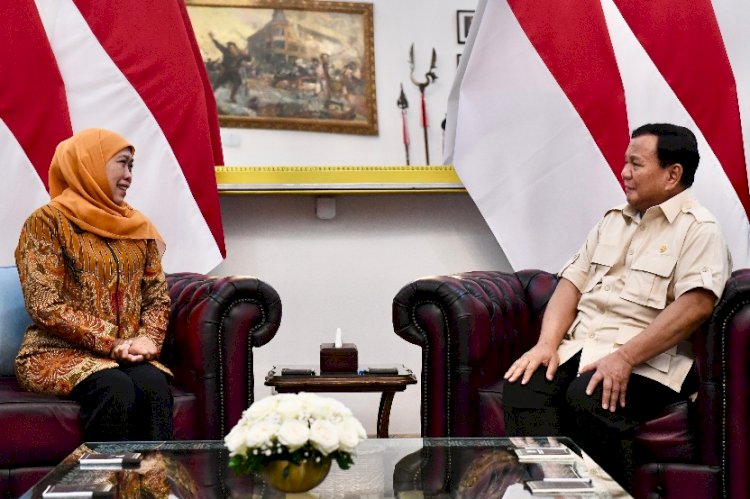 Ketua Umum PP Muslimat NU Khofifah Indar Parawansa menemui Presiden Prabowo Subianto di Istana Merdeka, Jakarta/ist