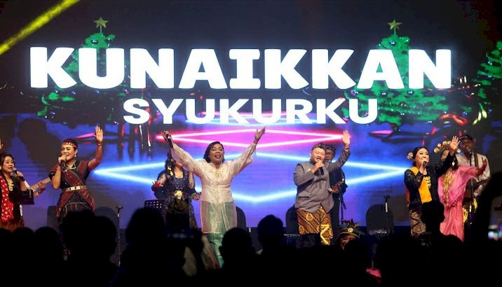 Perayaan Natal di Balai Kota Surabaya/ist