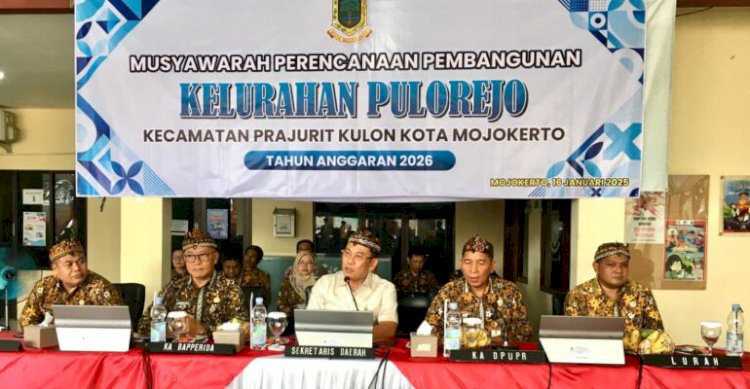 Musrenbang Kelurahan Pulorejo Kecamatan Prajuritkulon Kota Mojokerto    /ist