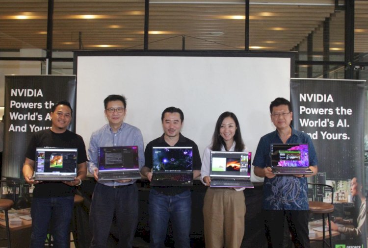 NVIDIA mengungkap keunggulan-keunggulan GeForce RTX AI PC bertajuk ‘NVIDIA Powers the World’s AI. And Yours.’ 