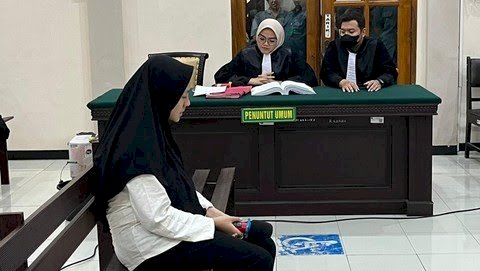 Polwan Briptu Fadhilatun Nikmah divonis empat tahun penjara/Ist