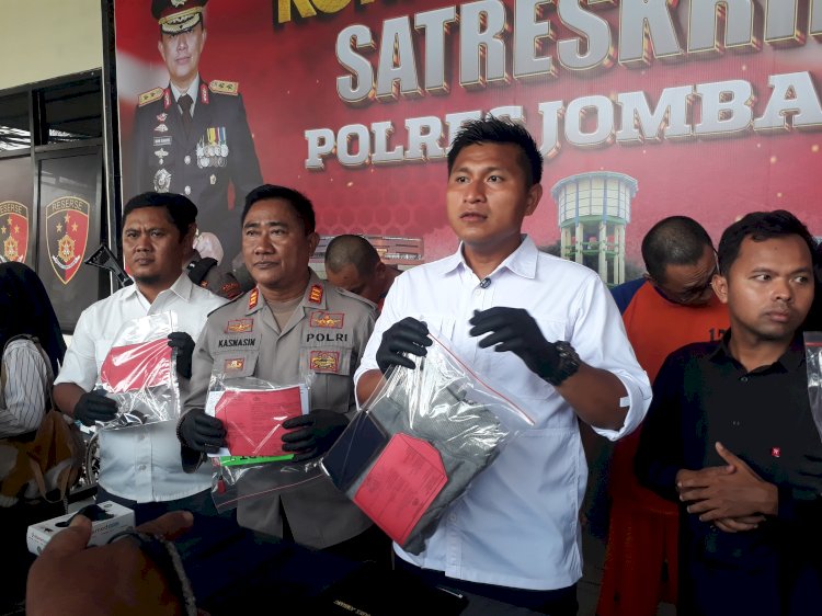 Poto - Ungkap kasus curanmor Polres Jombang