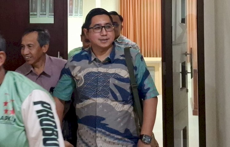 Sigit Cahyono, usah melakukan pertemuan dengan Pengurus Panja DPRD Kabupaten Probolinggo. /RMOL Jatim