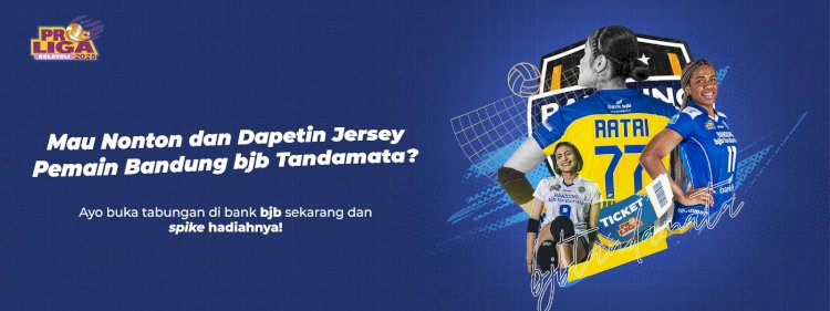 Foto : BJB Tanda Mata Promo tiket VIP dan Jersey Pemain Proliga