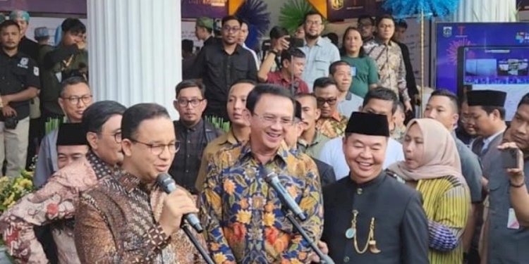 Dua mantan Gubernur DKI Jakarta, Anies Baswedan dan Basuki Tjahaja Purnama/Ist