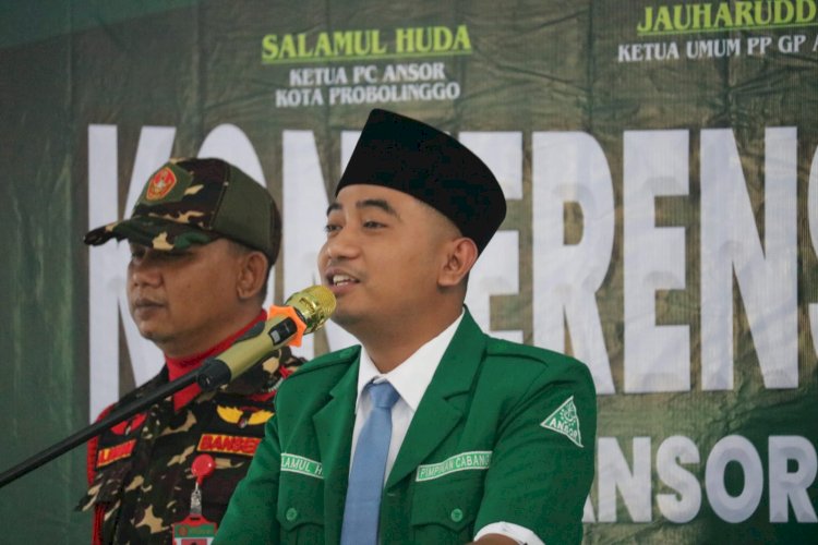 Ketua terpilih PC GP Ansor Kota Probolinggo Salamul Huda/RMOLJatim