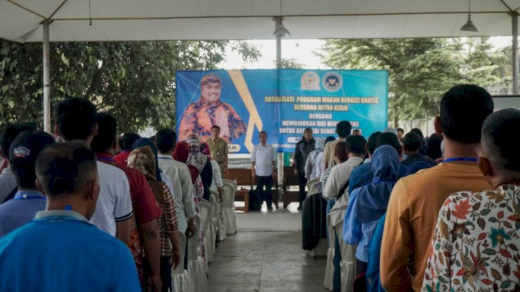 Sosialisasi makan bergizi gratis 