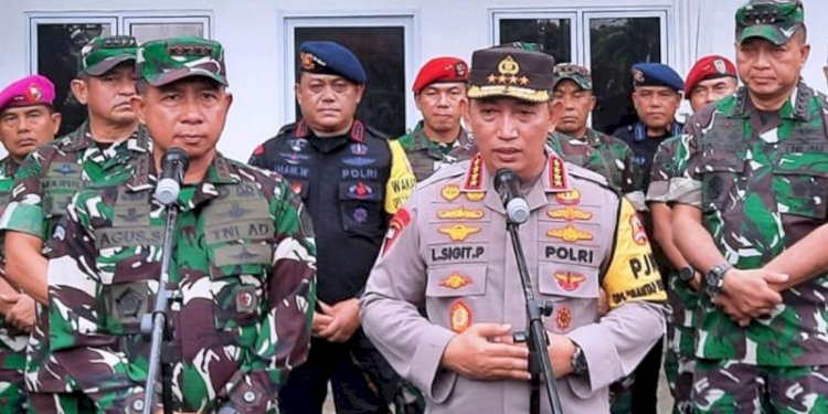 Panglima TNI Jenderal TNI Agus Subiyanto dan Kapolri Jenderal Listyo Sigit Prabowo/Net