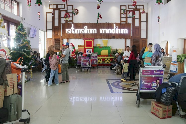 Suasana stasiun Madiun/ist