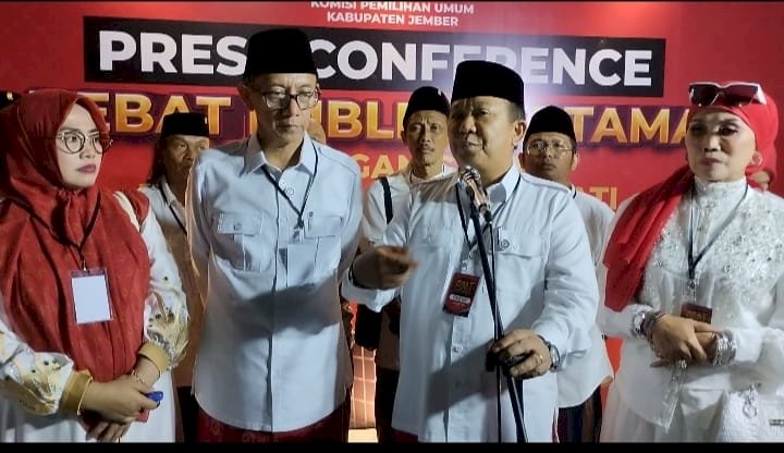 Hendy Siswanto usai debat Cabup-cawabup Jember 2024/RMOLJatim