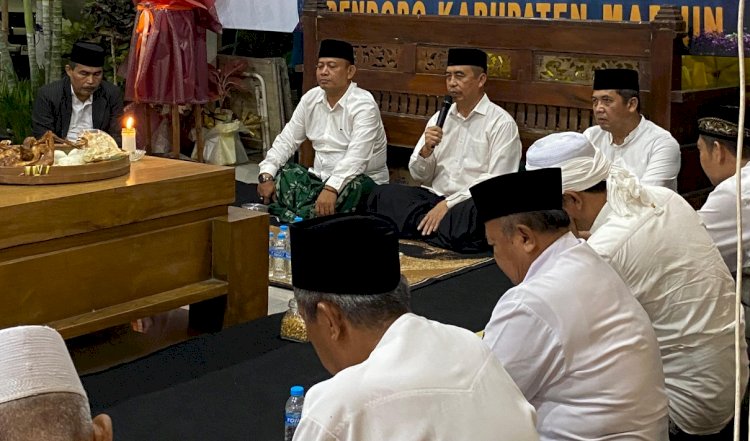 Kegiatan doa bersama Bupati dan Wakil Bupati Madiun terpilih di Pendopo Mojopurno/istimewa