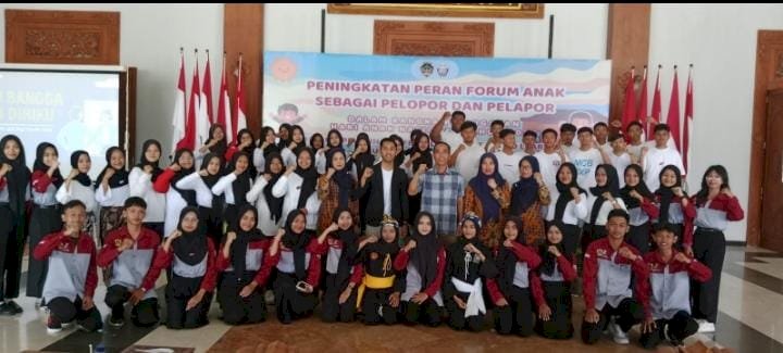 Kegiatan dinas PPKBPP Madiun di acara forum anak sebagai pelopor dan pelapor/istimewa