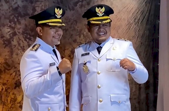 Tangkapan Layar Video pemotretan Gus Haris dan Ra Fahmi di akun Medsos Ra Fahmi. /RMOL Jatim 
