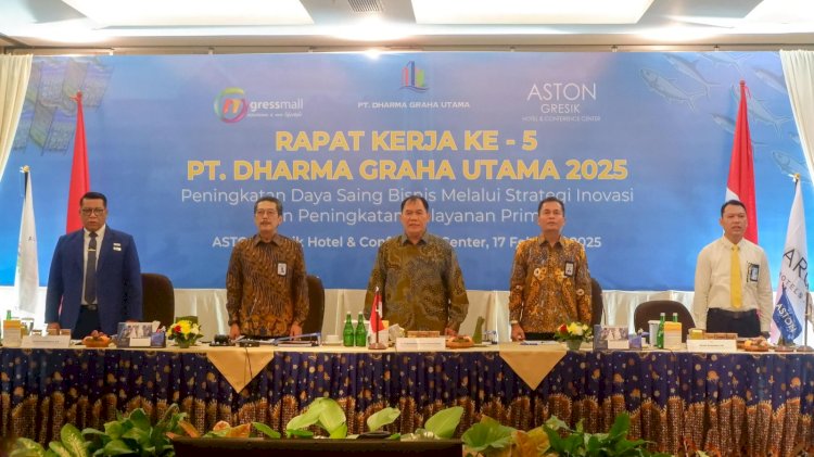 Rapat kerja Aston Gresik Hotel & Conference Center bersama Gressmall guna menghadapi dinamika industri perhotelan dan ritel yang semakin kompetitif/Ist
