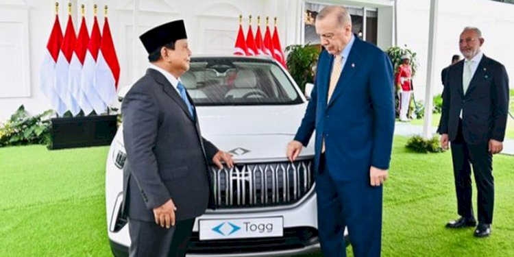 Mobil listrik hadiah Presiden Turki Erdogan/istimewa