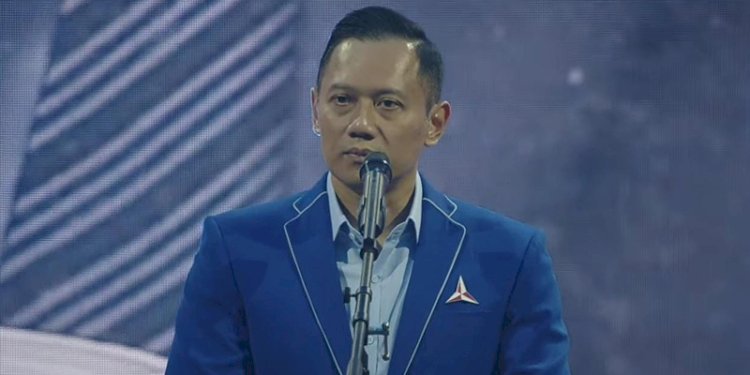 Ketua Umum Partai Demokrat, Agus Harimurti Yudhoyono (AHY) di Hotel Ritz Carlton Jakarta, Senin, 24 Februari 2025/RMOL