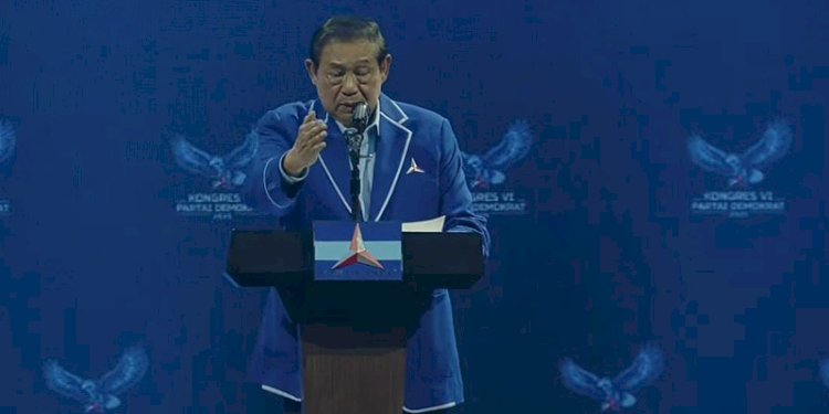 Ketua Majelis Tinggi Partai Demokrat, Susilo Bambang Yudhoyono (SBY) di Hotel Ritz Carlton, Jakarta, Senin, 24 Februari 2025/RMOL