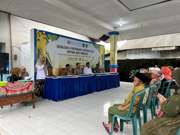 Caption : Sosialisasi Penyerahan Sertifikat Halal Untuk UMKM Yang Digagas Oleh UIN Malang Dan Bank Indonesia