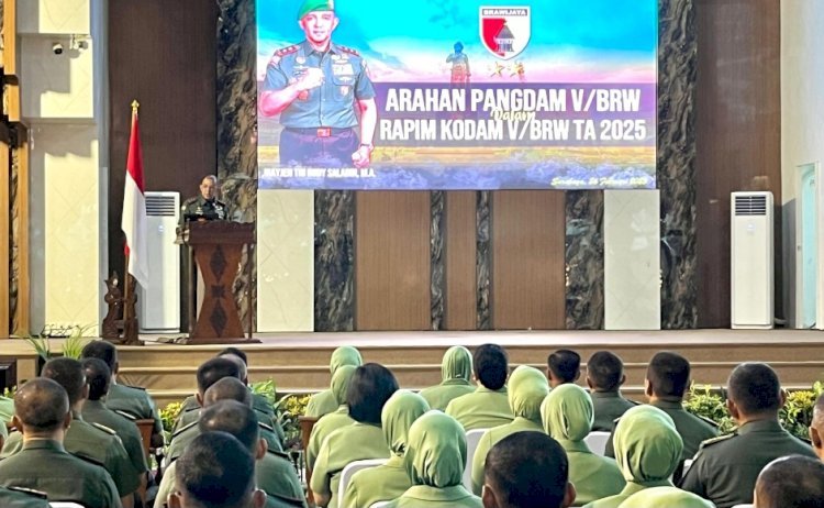 Pangdam V/Brawijaya membuka rapim/ist