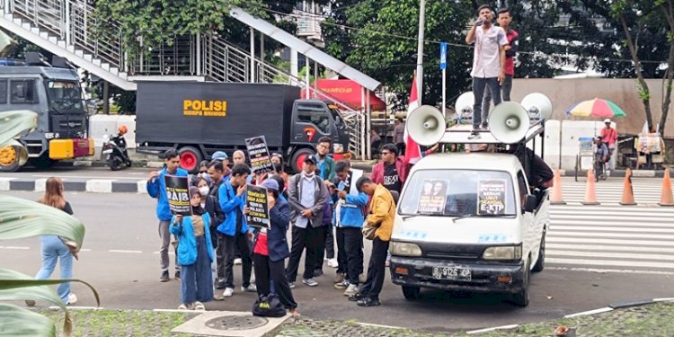 Massa AMPD demo di KPK, Jakarta/RMOL