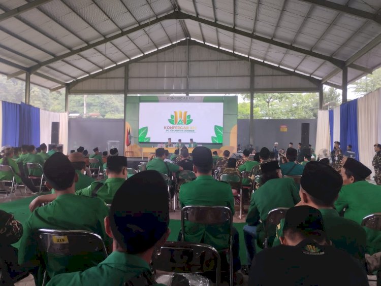 Suasana konfercab PC GP Ansor Jember di Ponpes Nurul Islam Antirogo/RMOLJatim