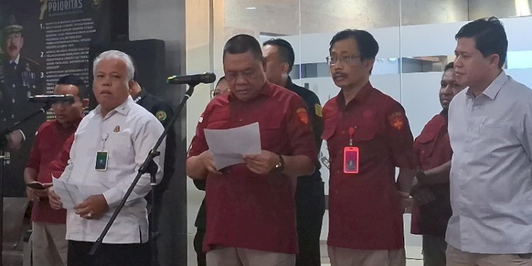 Dirdik Jampidsus Kejagung Abdul Qohar dalam konferensi pers di Kejagung, Jakarta Selatan/RMOL
