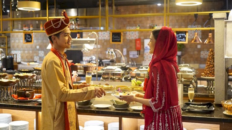 Grand Swiss-Belhotel Darmo mengusung tema The Taj Mahal Agra, menghadirkan pengalaman berbuka puasa yang memadukan sentuhan ala India/ist