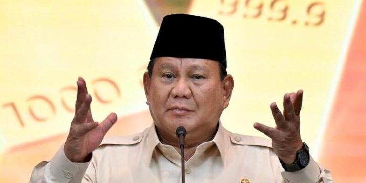 Presiden Prabowo Subianto/Ist