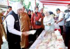 Pemprov Jatim Gelar  Pasar Pangan Murah di Situbondo, Gubernur Khofifah  Pastikan Sembako Terakses Masyarakat dengan Harga Terjangkau