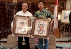 Lukisan QR Art Memorial Habibie-Ainun dari Kawoong Innovation untuk Ilham Akbar Habibie