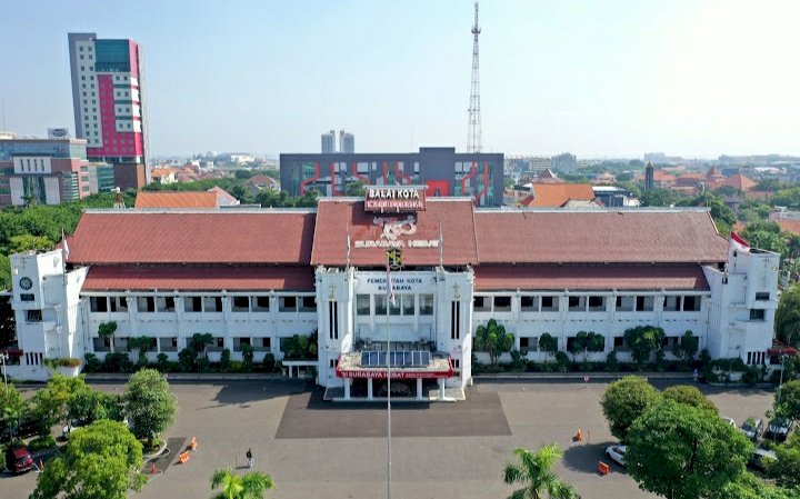Teks foto: Balai Kota Surabaya/ist   