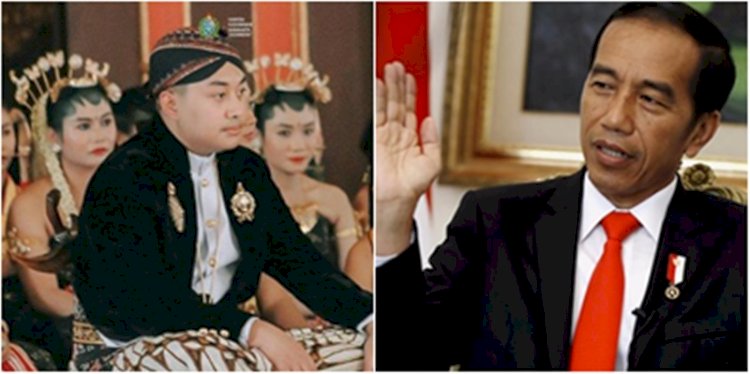 Kolase foto KGPAA Hamangkunegoro dan Joko Widodo/RMOL