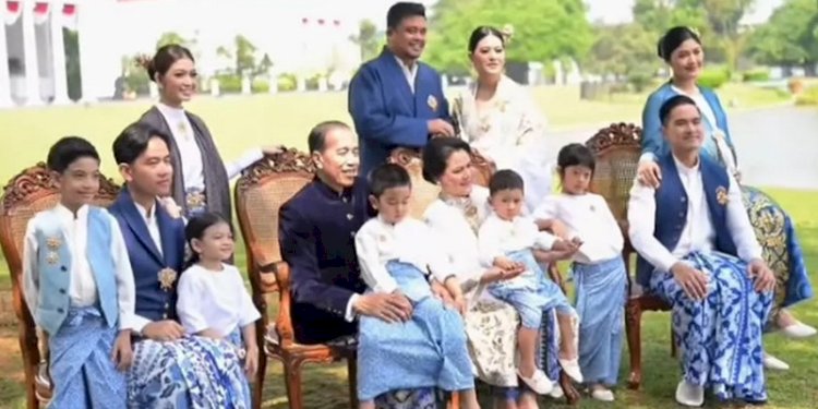 Foto keluarga Jokowi/Ist