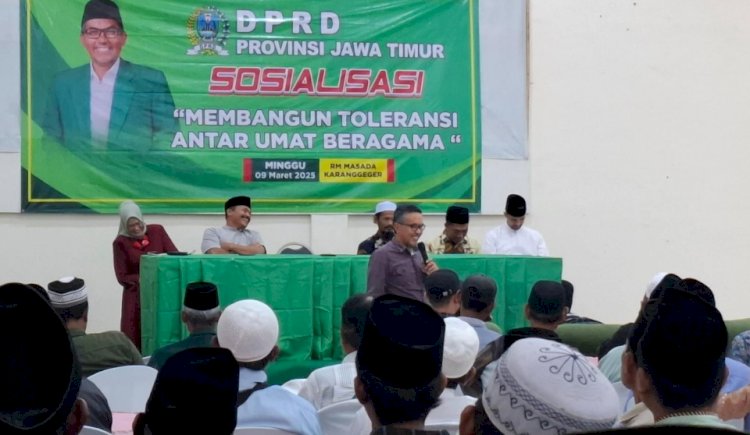 Suasana Sosialisasi oleh anggota DPRD Jatim Mahdi/RMOL Jatim 