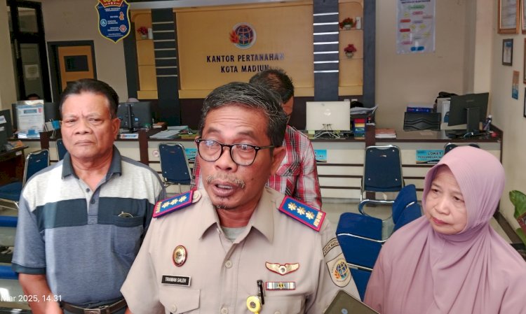 Kepala Kantor Pertanahan Kota Madiun Triawan Saleh/RMOLJatim
