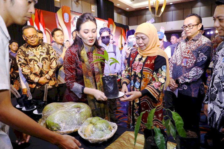 Khofifah memimpin misi dagang di Maluku Utara/Ist