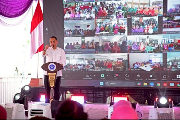 Wali Kota Eri Cahyadi membuka Garage Day 2025 dan Pasar Sembako Ramadan/RMOLJatim
