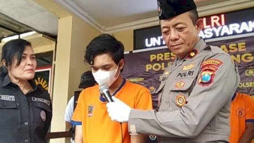 salah satu pelaku yang ditangkap