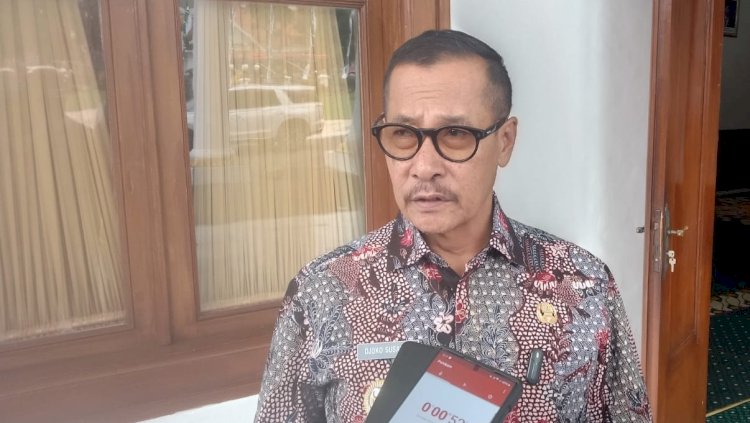 Wakil  Bupati Jember, Djoko Susanto saat di gedungg Grahadi