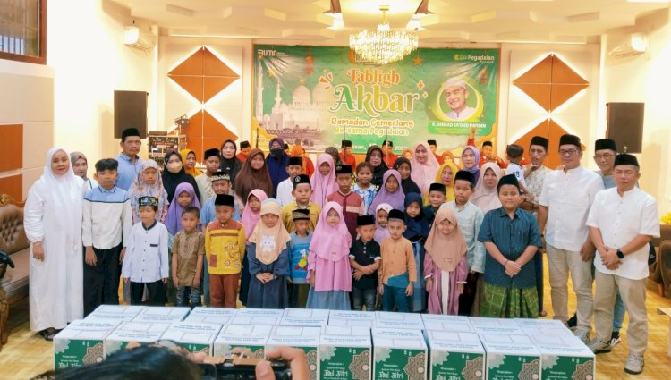 PT Pegadaian area Pamekasan santuni anak yatim pada acara Festival Ramadhan/Ist
