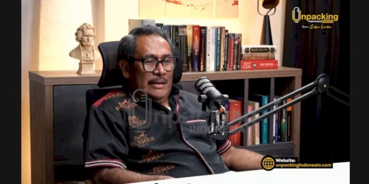 Wartawan senior Kisman Latumakulita dalam podcast Zulfan Lindan Unpacking Indonesia/Repro