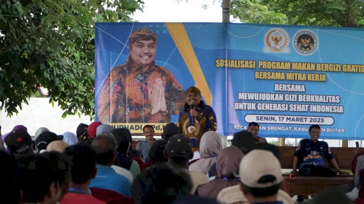 Sosialisasi makan bergozo gratis di Tulungagung/ ist 