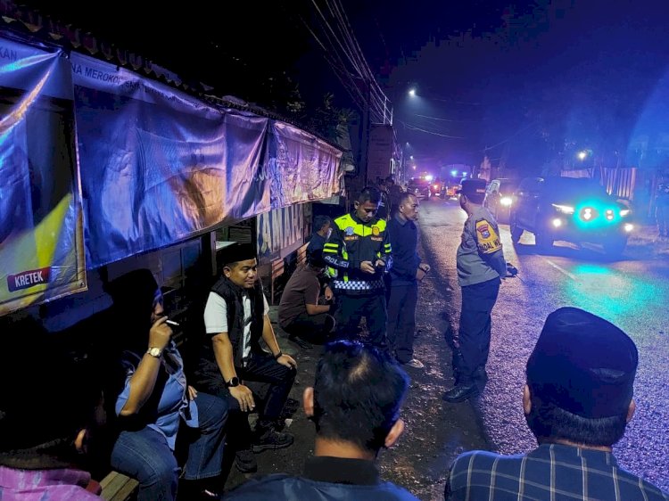 Patroli malam bupati dan kapolres   