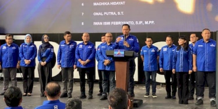 Ketua Umum Demokrat, Agus Harimurti Yudhoyono (AHY) mengumumkan pengurus Demokrat periode 2025-2030/RMOL