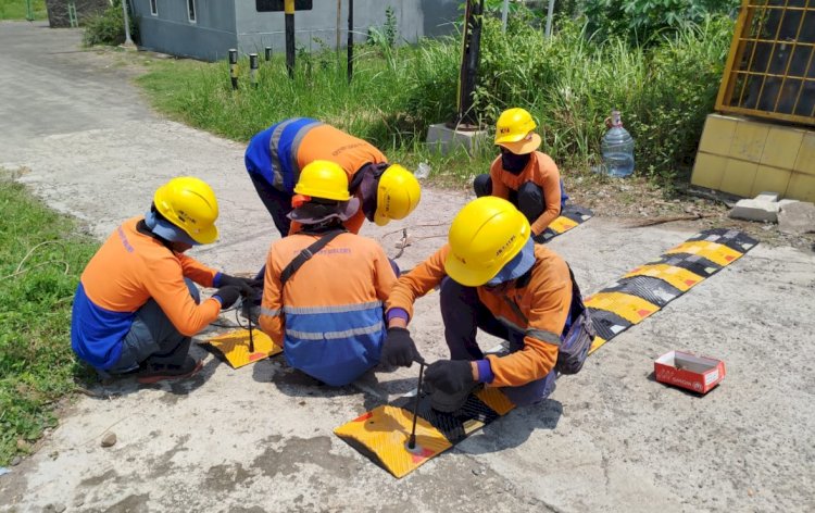 Pemasangan speed bump di 42 titik perlintasan keretz sebidang tidak terjaga/ist