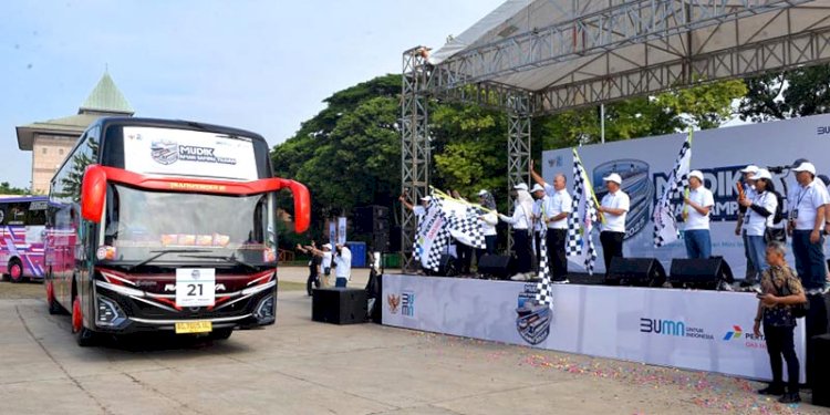 Pelepasan Mudik Gratis Bersama PGN/Ist