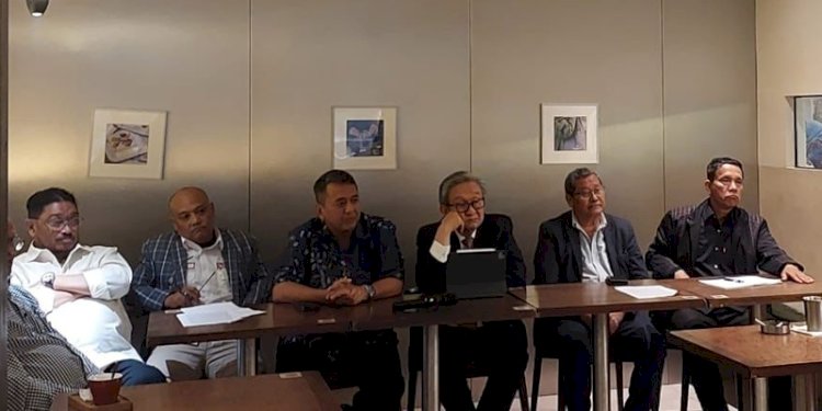 Jumpa pers perwakilan Organisasi Advokat dan Masyarakat Sipil di kawasan Menteng, Jakarta Pusat, pada Rabu 26 Maret 2025/RMOL