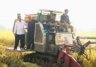 Kendarai Combine, Bupati Hari Wuryanto dan Forpimda Panen Raya di Madiun