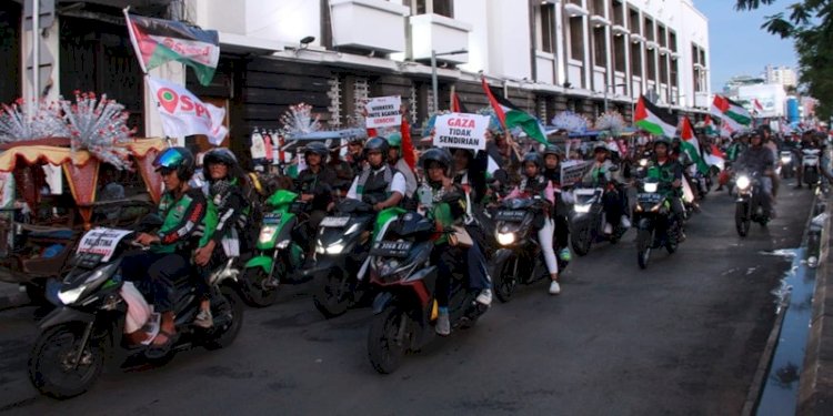 Aksi Serikat Pengemudi Daring (SPEED) di Jakarta/Ist