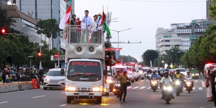Ratusan dokter dan tenaga kesehatan menggelar aksi damai bertajuk Protect Them: Lindungi Tenaga Kesehatan dan Relawan Kemanusiaan di Gaza/Ist
